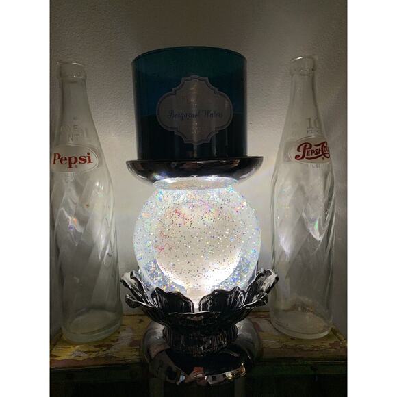 Bath & Body Works 2022 Gothic Eyeball Waterglobe Pedestal Candle Holder New rare - Picture 3 of 9